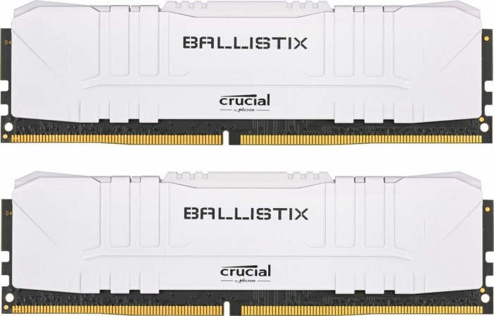 Crucial Ballistix weiß DIMM Kit 16GB, DDR4-3200, CL16-18-18-36