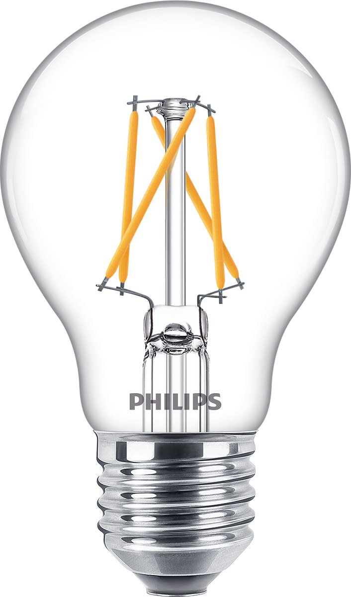 PHILIPS LED Lampe, Standardform, ersetzt 60W, E27, Warmweiß, 9