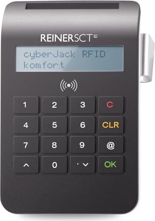 Reiner SCT cyberJack komfort czarny RFID-Czytniki kart pamięci, USB 2.0 Micro-B [gniazdko]