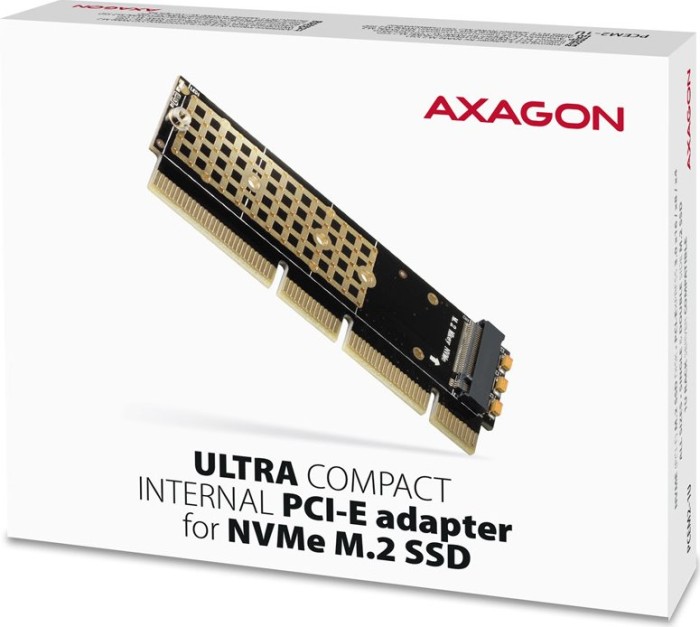 AXAGON M.2 NVMe SSD PCI Express 3.0 x16 Add-On Card