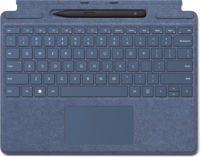 Microsoft Surface Pro Signature Keyboard Saphir, Surface Slim Pen 2 Bundle, DE