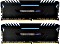Corsair Vengeance LED blau DIMM Kit 16GB, DDR4-3000, CL15-17-17-35 (CMU16GX4M2C3000C15B)