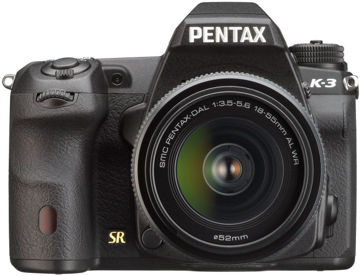 Pentax K-3 czarny z obiektywem DA L 18-55mm WR