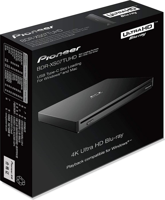 Pioneer BDR-XS07TUHD schwarz, USB-C 3.0