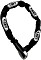 ABUS Steel-O-Chain 880/110 zamek łańcuch czarny, klucz (43307)