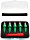 STABILO EASYbirdy sprężyny zapasowe z Einstellwerkzeug zielony, średni, etui, zestaw 5 sztuk (5010/2-1)