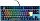 Ducky One 3 DayBreak TKL PBT niebieski, LEDs RGB, MX RGB CLEAR, hot-swap, USB, DE (DKON2187ST-WDEPDDBBHHC1)