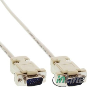 InLine VGA-Kabel Stecker/Stecker geschraubt 1m