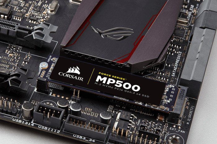 Corsair Force Series MP500 240GB, M.2 2280/M-Key/PCIe 3.0 x4