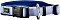 Hunter Neopren Vario Plus Halsung, Hundehalsband, Nylon, mit Neopren gepolstert, 35/1.5cm S, blau (63964)