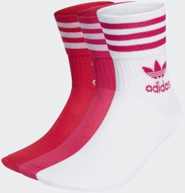 white/bold pink/bold red 3 Paar
