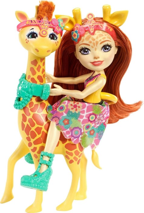 Enchantimals Themenpack Gillian Giraffe Puppe Toys/Spielzeug Mattel Gmbh NEU 