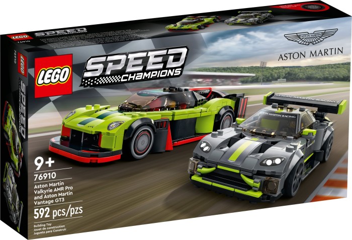 LEGO Speed Champions - Aston Martin Valkyrie AMR Pro & Aston Martin Vantage GT3 (76910)