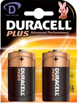 Duracell Plus Mono D, sztuk 2