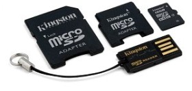 Kingston microSDHC 16GB Mobility-Kit, Class 2