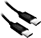 SBS Mobile USB-C auf USB-C Textilkabel 1.5m schwarz (TECABLETISSUETCCK)