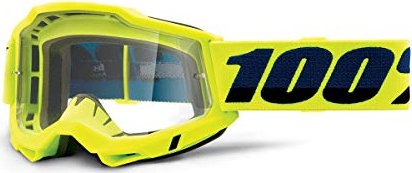 100% Accuri OTG Schutzbrille fluo yellow/clear lens