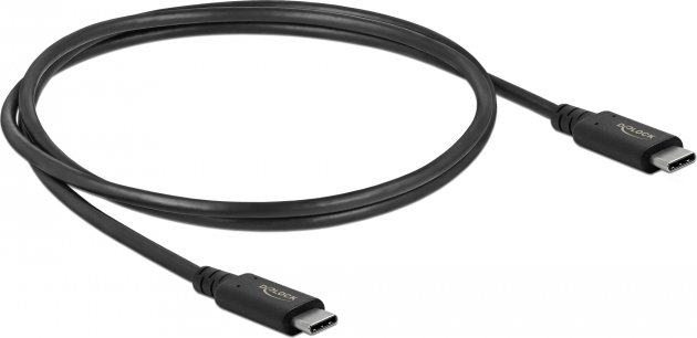 DeLOCK USB4 40 Gbps przewód koncentryczny, PowerDelivery, 0.8m