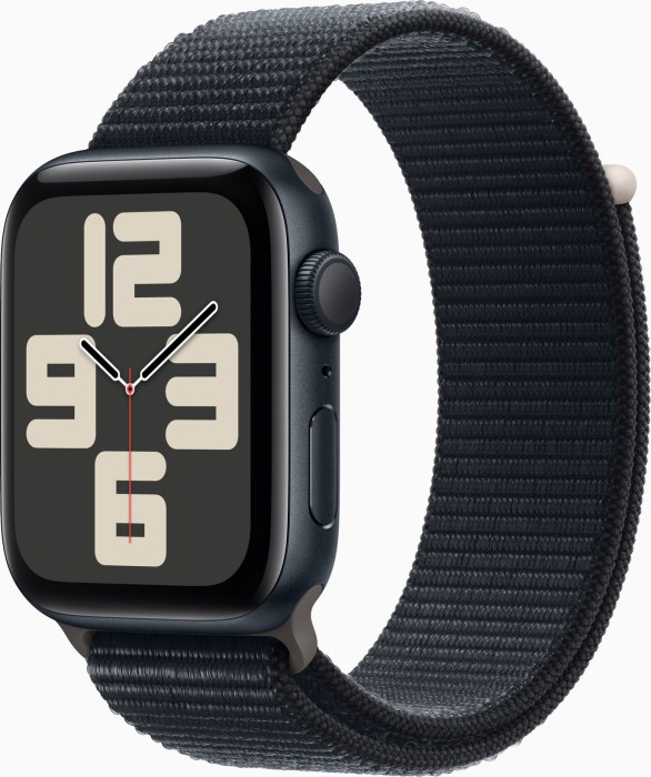 Apple Watch SE 2022 (GPS) 44mm Mitternacht mit Sport Loop Mitternacht