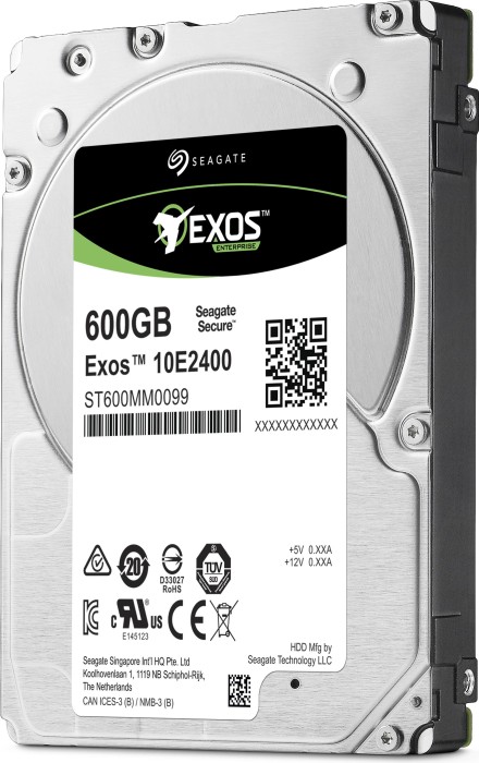 Seagate Exos E - 10E2400 600GB, 512n, SAS 12Gb/s