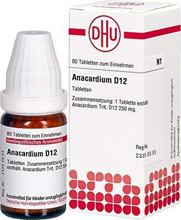DHU Anacardium Tabletten, 80 Stück