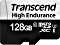 Transcend High Endurance 350V R95/W45 microSDXC 128GB Kit, UHS-I U1, Class 10 (TS128GUSD350V)