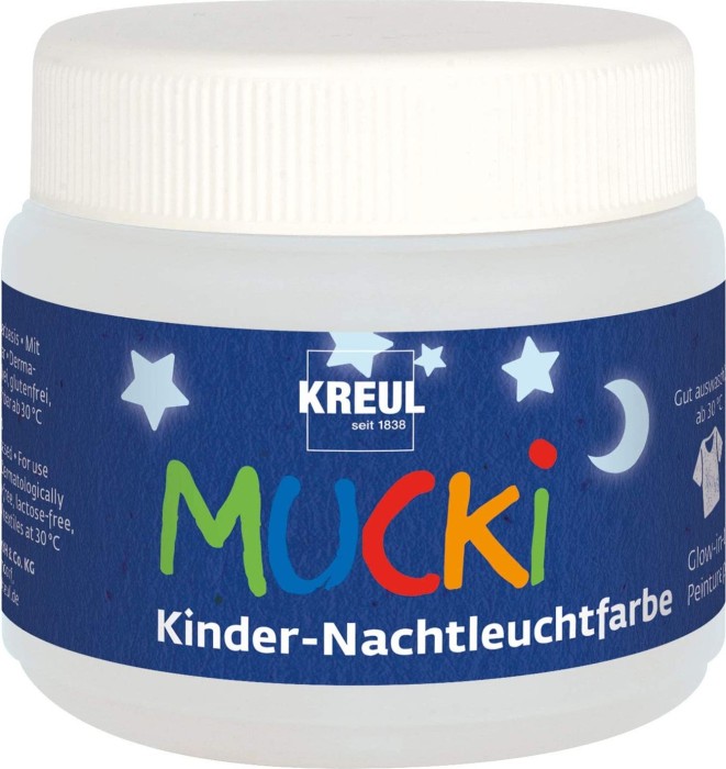 Kreul Mucki - Kinder-Nachtleuchtfarbe, 150ml