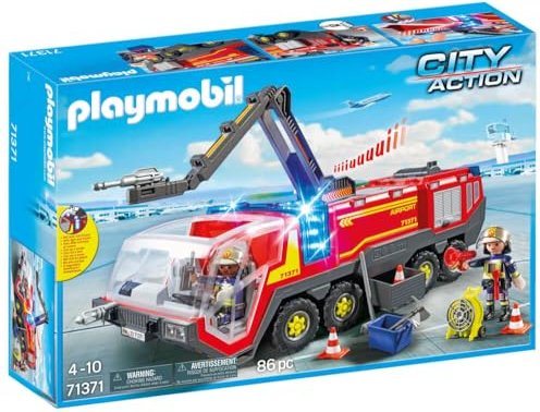 playmobil City Action - Flughafenlöschfahrzeug mit L ...