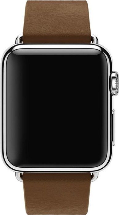 Apple modernes Lederarmband Medium für Apple Watch 38mm braun