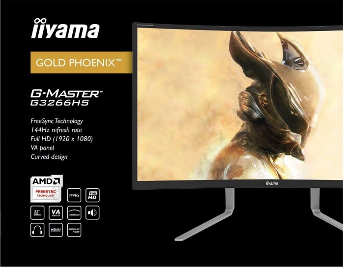 iiyama G-Master G3266HS-B1 Gold Phoenix, 31.5"
