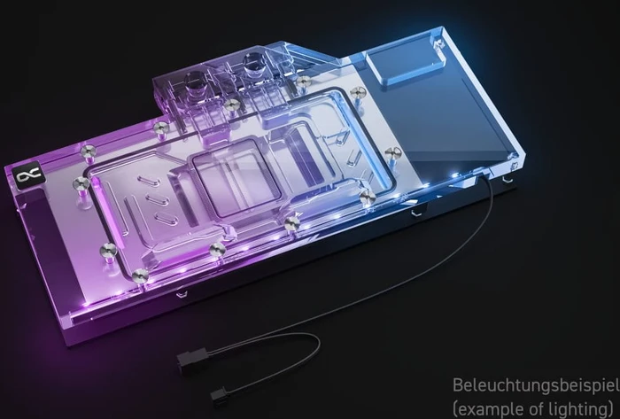 Alphacool Eisblock Aurora Waterblock Per Scheda Grafica RX 7900XT Reference Con Backplate – Acrilico