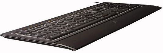 Logitech K740 Illuminated Keyboard, USB, DE
