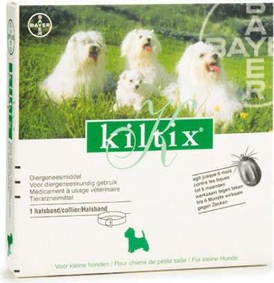 Kiltix Ungeziefer-Halsband für Hund und Katzen 35cm