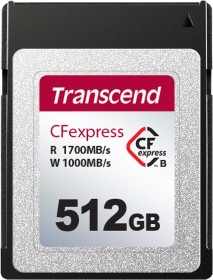 Transcend CFexpress 820 R1700/W1000 CFexpress Type B 512GB