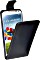 Pedea Flip Cover vertikal für Samsung Galaxy S4 schwarz (11160021)