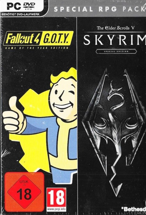 Bethesda Special RPG Pack: Fallout 4 - Game of the Year Edition & Elder Scrolls V: Skyrim - Special Edition (PC)