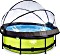Exit Toys Lime Pool mit Filterpumpe und Abdeckung 244x76cm (30.32.08.40)