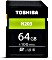 Toshiba High Speed N203 R100 SDXC 64GB, UHS-I U1, Class 10 Vorschaubild
