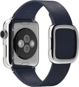 Apple modernes Lederarmband Small für Apple Watch 38mm blau