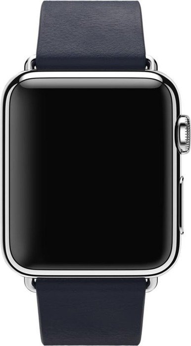 Apple modernes Lederarmband Small für Apple Watch 38mm blau