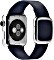 Apple modernes Lederarmband Small für Apple Watch 38mm blau Vorschaubild