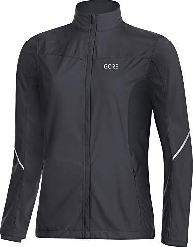 Gore Wear R3 Partial Windstopper kurtka do biegania terra grey/black (damskie)