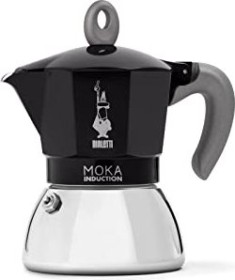 Bialetti Moka Induktion 4 Tassen schwarz Espressokanne