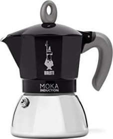 Bialetti Moka Induktion 6 Tassen schwarz Espressokanne