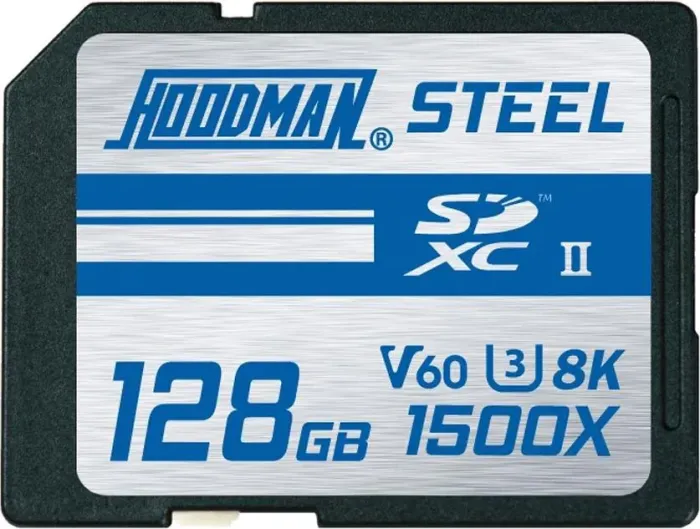Hoodman Steel Blue R260/W100 SDXC 128GB, UHS-II U3, Class 10