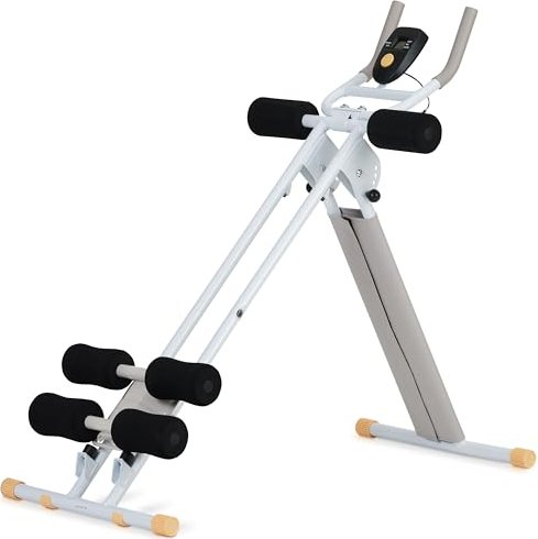 SportPlus Od Plank Flex ławka do ćwiczeń brzucha biały/czerwony