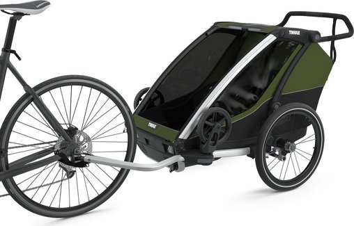 Thule Chariot Cab 2 2021 przyczepa rowerowa cypress green