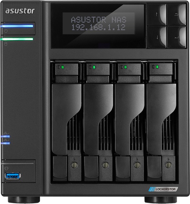 Asustor AS6704T Lockerstor 4 Gen2, 2x 2.5GBase-T