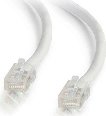 C2G kabel patch, Cat5e, U/UTP, RJ-45/RJ-45, 1m, biały