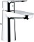 Grohe BauEdge one-hand-bathroom sink tap 1/2" S-Size with drain remote chrome (23328000)